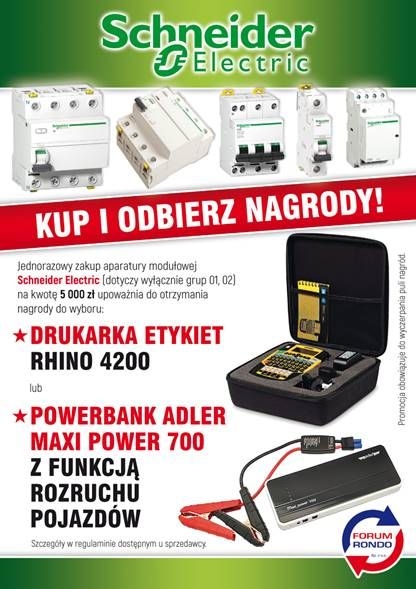 PROMOCJA SCHNEIDER Electric Kup i Odbierz Nagrody!